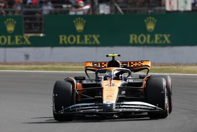 McLaren's Lando Norris during qualifying on Saturday. Getty