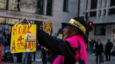 Assange, 50, is wanted in the US on 18 criminal charges, including breaking a spying law, after WikiLeaks published thousands of secret US files in 2010. Getty Images