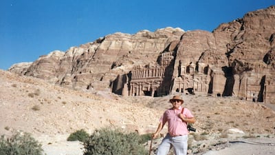 Peter James has been racing to save Egypt’s 4,600-year-old Bent Pyramid. Courtesy Peter James