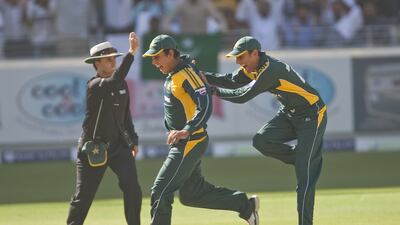Pakistan took on Australia in the Chapal Cup at the Dubai International Stadium on April 22, 2009 - the first international match at the venue. Amy Leang / The National