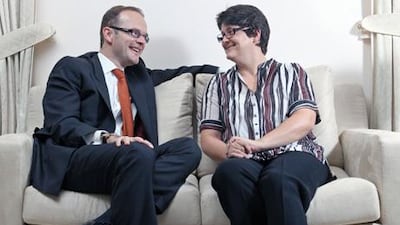 Dominic Jermey, the British ambassador to the UAE, and Clare Roberts, a paediatric specialist.