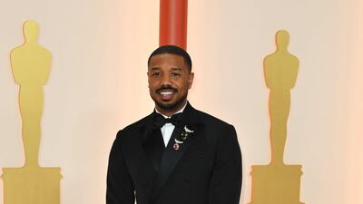 Michael B Jordan wears Louis Vuitton. AFP