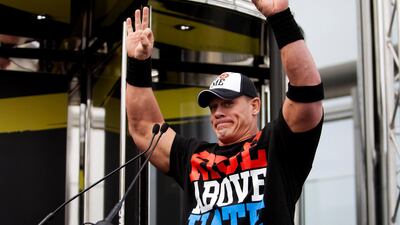 Hitting the Abu Dhabi mats are crowd favourites including John Cena. Sarah Dea / The National