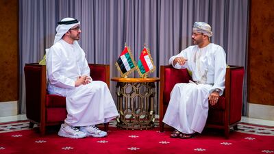 Sheikh Abdullah bin Zayed, Minister of Foreign Affairs and International Co-operation, met Omani Minister of Foreign Affairs, Sayyid Badr Hamad Al Busaidi, in Muscat, where they discussed historic ties between the UAE and Oman. All photos: Wam