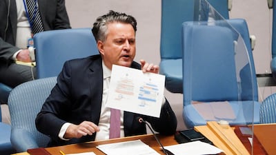 Ukraine's ambassador Sergiy Kyslytsya said his country's borders remain "unchangeable" despite Russia's actions. Reuters