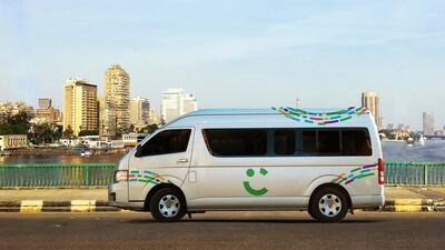 Careem's bus service in Egypt, the Arab world's most populous country whose capital is home to more than 22 million people, is part of its increasing expansion beyond its ride-hailing business. Courtesy Careem