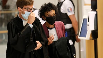 Isabelle Coutant-Peyre, lawyer for one of the defendants, Ali Riza Polat. REUTERS