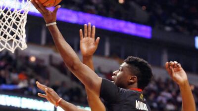 DR Congo-born Emmanuel Mudiay, who played professionally in China in 2014/15, is an expected top-five pick in the 2015 NBA draft. Charles Rex Arbogast / AP