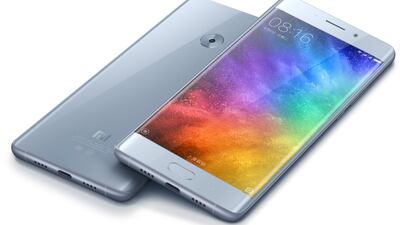 Xaomi is targeting the top-end of the smartphone market with its Mi Note 2 smartphone. Courtesy Xaomi