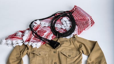 Khaki uniform worn at boys’ school of the Trucial Oman Scouts. Jonathan Gibbons Photography