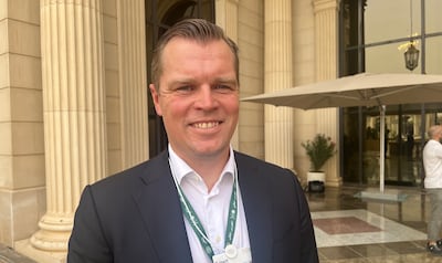 Einride chief executive Robert Falck says countries such as the UAE are focused on autonomous transport and sustainability. Photo: Cody Combs