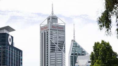 Rio Tinto's offices in Perth, western Australia. Rio Tinto and Glencore had last discussed a merger in 2024. Bloomberg