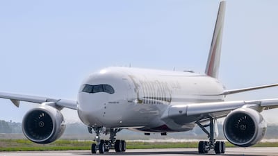 Emirates' first Airbus A350 will be deployed on its debut route in January. Photo: Emirates