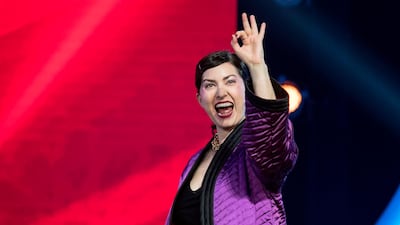 French actress Rebecca Zlotowski attends the Tribute to Robert Redford during the 18th edition of the Marrakech International Film Festival. AFP