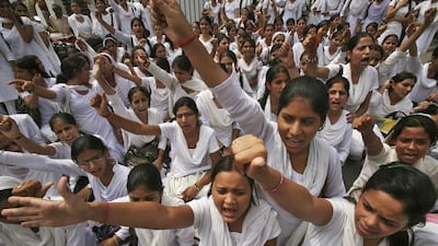 Women around the world continue to struggle to get their rights. Reuters