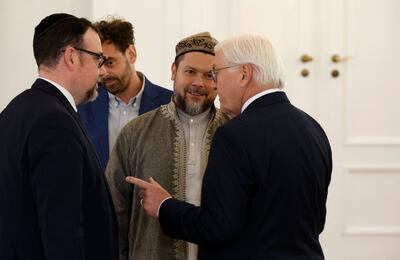 In Berlin, German President Frank-Walter Steinmeier brought Jewish and Muslim leaders together in a push for social harmony this week. AFP