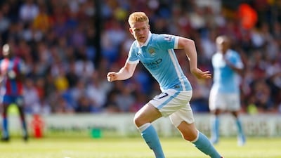 Kevin De Bruyne (August 2015). Getty Images