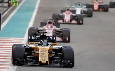 Nico Hulkenberg did enough at the Abu Dhabi Grand Prix to earn Renault the required points to finish sixth in the constructors standings. Luca Bruno / AP Photo
