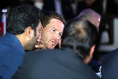 Eoin Morgan will be on the same team as Rohan Mustafa. Chris Whiteoak / The National