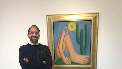 Sultan Sooud Al Qassemi is out to sort out gender parity in the art world in the UAE. Courtesy Sultan Sooud Al Qassemi