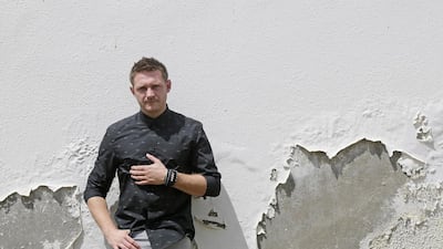 Dubai-based singer-songwriter Craig Perry. Jeffrey E Biteng / The National
