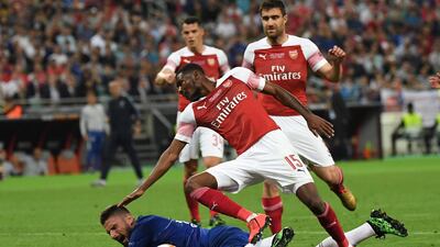 Ainsley Maitland-Niles 6/10. The English full-back was Arsenal’s best defender – solid in defence and full of energy going forward – but he conceded the penalty that summed up Arsenal’s capitulation. AFP