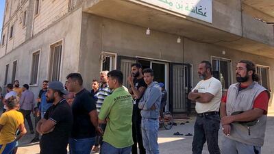People gather near the mosque following the shooting. Reuters