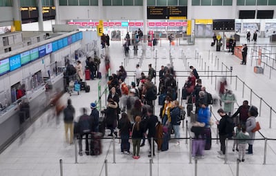 Emirates is now operating three A380 flights per day from Dubai to Gatwick as part of plans to ramp up UK operations to meet seasonal demand. Photo: PA / Gareth Fuller