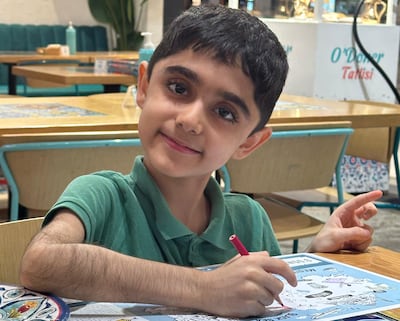 Dubai schoolboy Yousef Hayder Al Waaeli has been receiving crucial care for several weeks. Photo: Hayder Al Waaeli