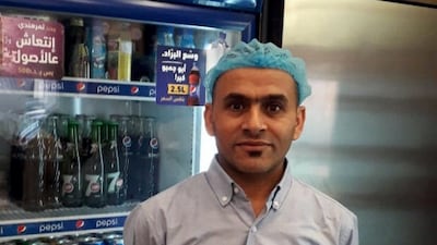 Fahed, one of the Syrian workers at Le Chef, before he was wounded in the August 4, 2020 explosion in Beirut. Photo Credit: Le Chef