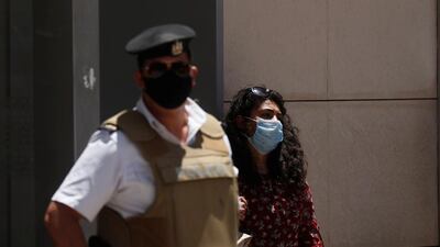 Wearing masks is mandatory in public places in Egypt. Reuters