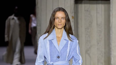 Head-to-toe denim by Tod's