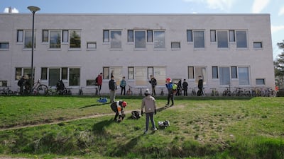 Pupils at Eestinkallio primary school in Espoo, Finland. AFP