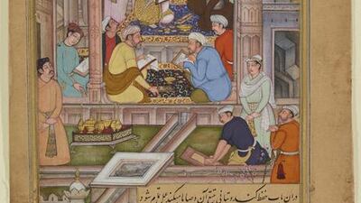 Artists in the Court Atelier. Courtesy Aga Khan Museum, Toronto