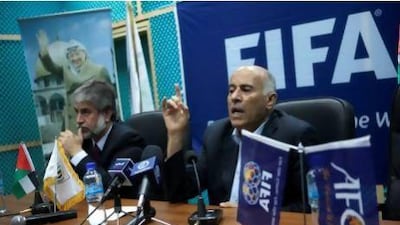 Jabril Rajoub is pushing for sporting boycotts against Israel.