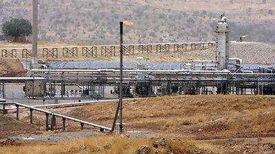 The Tawke oil field near Dahuk. Production at Tawke's Cretaceous reservoir reached 100,000 bpd last month. Azad Lashkari / Reuters