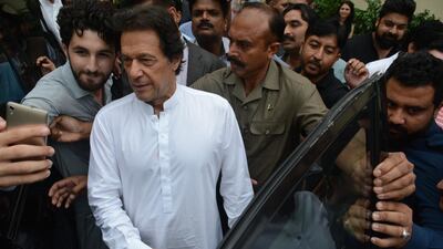 Imran Khan, the Pakistan Prime Minister, promised to end corruption in 90 days, but has since backtracked. EPA