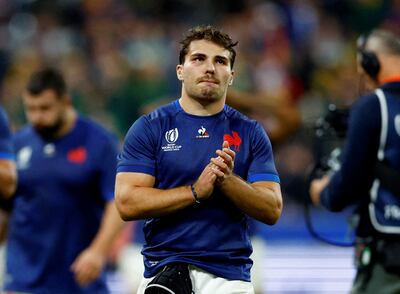 France captain Antoine Dupont is set to switch to sevens rugby ahead of next year's Paris Olympics. Reuters