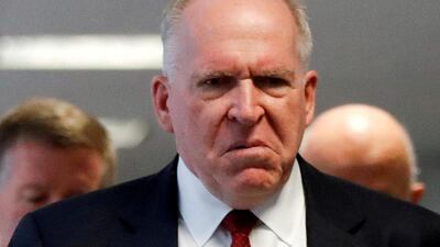 Retired Admiral McRaven called Mr Brennan, above, “one of the finest public servants I have ever known”. REUTERS/Leah Millis