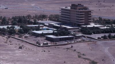 An aerial shot of Hilton Al Ain in the 1970s. Courtesy: Alain Saint-Hilaire