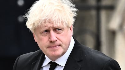 Former British prime minister Boris Johnson. AFP