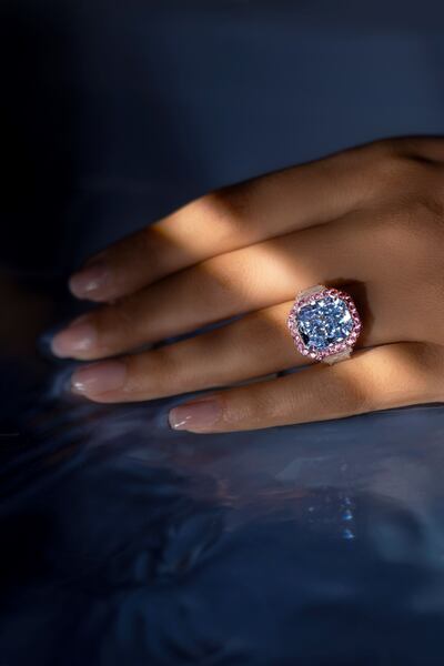 The Infinite Blue is an exceptional rare stone and will be auctioned in Hong Kong in October.