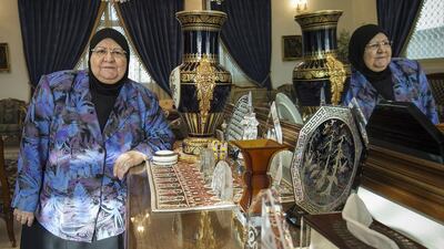 Nazmeih Al Abed, former principle of Al Worood School founded in 1982. Mona Al-Marzooqi/ The National