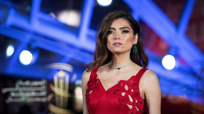 US actress Blanca Blanco attends the 18th annual Marrakech International Film Festival, in Marrakech, Morocco, on Wednesday, December 4, 2019. AFP