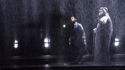 A show titled “This Is The Future”, during the 46th UAE National Day celebrations at Mushrif Palace. Hamad Al Kaabi / Crown Prince Court - Abu Dhabi