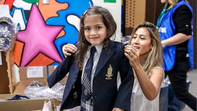 Book appointments for new uniforms in advance. Victor Besa / The National