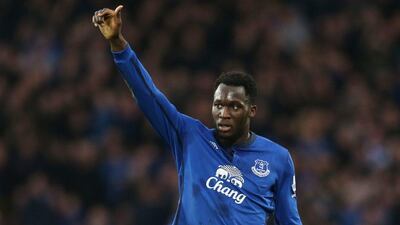 Everton's Romelu Lukaku applauds the fans during his side's Premier League win against Newcastle United on Sunday. Alex Morton / Reuters / Mach 15, 2015