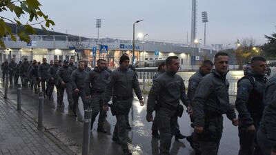 The game in Pristina, originally scheduled for October 15, was played under heavy security. Kosovo is predominantly Muslim but also a close ally of the United States and has good diplomatic relations with Israel. Reuters