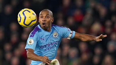 Fernandinho has won three Premier League titles and one FA Cup with Manchester City. Reuters