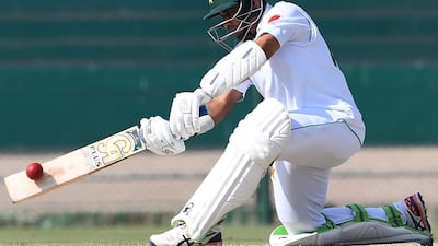 Abid Ali helped Pakistan take full control of the Karachi Test against Sri Lanka at the National Stadium. AFP